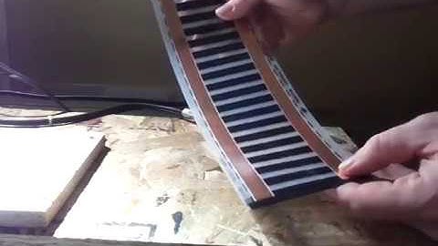 How to set up Flexwatt heat tape for a snake rack.