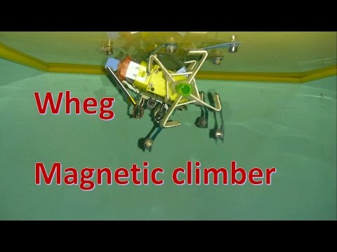 How To Make A Improved Wheg Climbing Robot Using  Neodymium Magnet