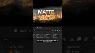 After Effects’ update from earlier this year makes matte layering much easier 💡