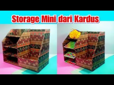 Ide Kreatif dari  Kardus  Cara Membuat  Lemari  Sendiri dari  