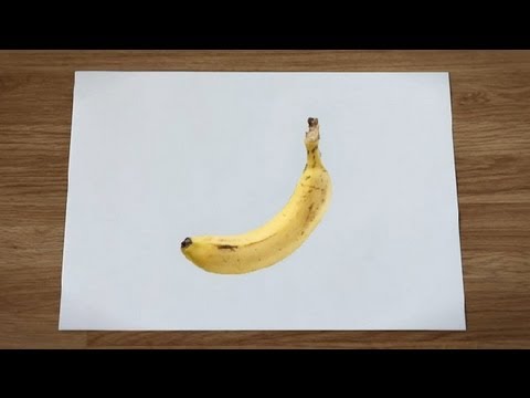 Como desenhar como desenhar uma banana 