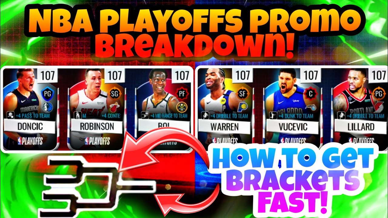 NEW PLAYOFFS PROMO FULL BREAKDOWN IN NBA LIVE MOBILE | HOW TO GET BRACKETS FAST |