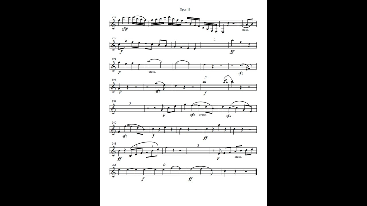 Ludwig van Beethoven:Trio per Clarinetto, Cello e Pianoforte opus11- con partitura