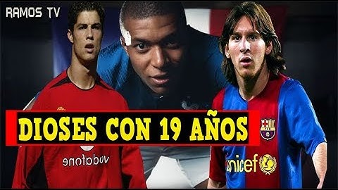 MBAPPE es un CRACK, Pero MIRA lo que HACÍAN CRISTIANO y MESSI a los 19 AÑOS ¡ERAN DIOSES!
