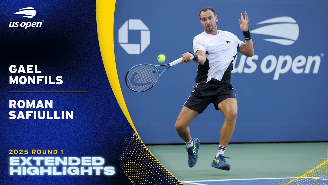 Gael Monfils vs. Roman Safiullin Extended Highlights | 2025 US Open Round 1