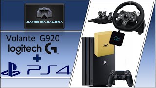 Adaptador G25/G27/G920/DFGT/DFPRO/MOMO Ps4 Sem Lag / Com Feedback