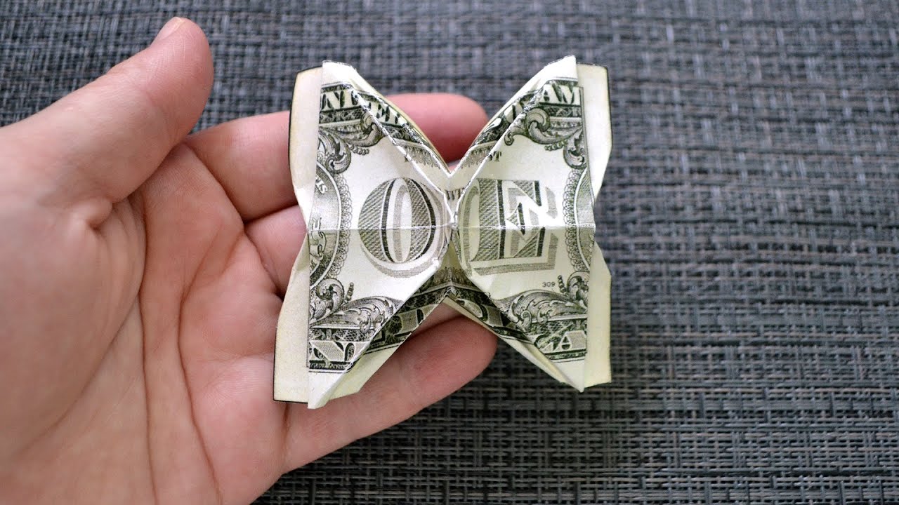 MONEY BUTTERFLY | Dollar Origami | Animals and Birds | Tutorial DIY (design by NProkuda)