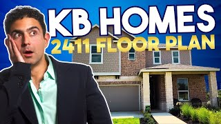 KB Homes | 2411 Floor Plan | Retreat at San Gabriel | Georgetown TX |4 Bed 2.5 Bath