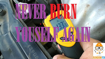 ▶️How to use Infrared Thermometer Temperature Gun for Auto Repair + Great for Home inspections