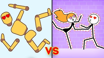 RAGDOLL BREAK vs THROUGH THE WALL — Level Up Funny, Best Satisfying Mobile Gameplay
