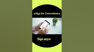 Upgrade your document signing game with eSign!