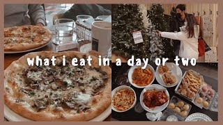 WHAT I EAT IN A DAY OR TWO🥐 | 不用演出放假時我都吃什麼🍕 多倫多市中心apartment tour🌃 和我們一起去挑聖誕樹🌲