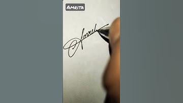 Name : Amrita Signature Style ✍️ | How To Design Your Own Amazing Signature | #youtube #shorts