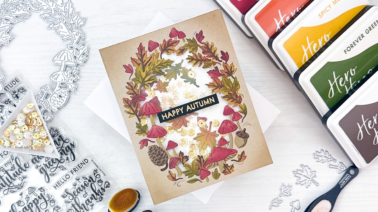 Video: Autumn Shaker Card with the September My Monthly Hero Kits