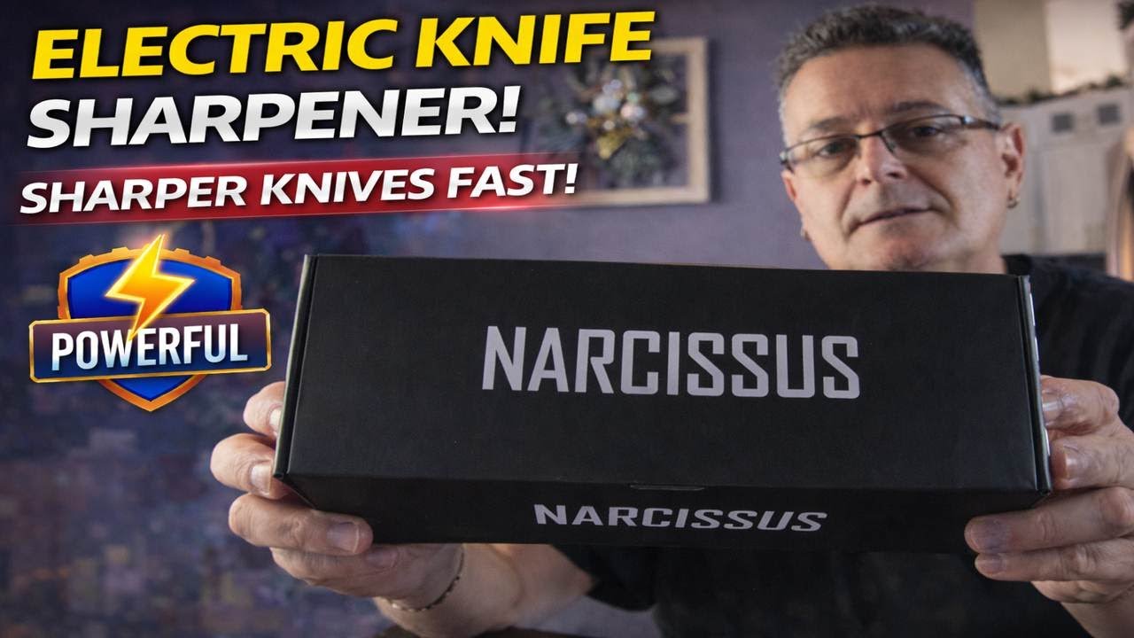 Электрическая точилка для ножей Narcissus, профессиональная, двухступенчатая. Стоит ли она своих ...
