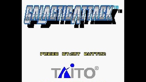 Saturn Longplay [128] Galactic Attack (EU)