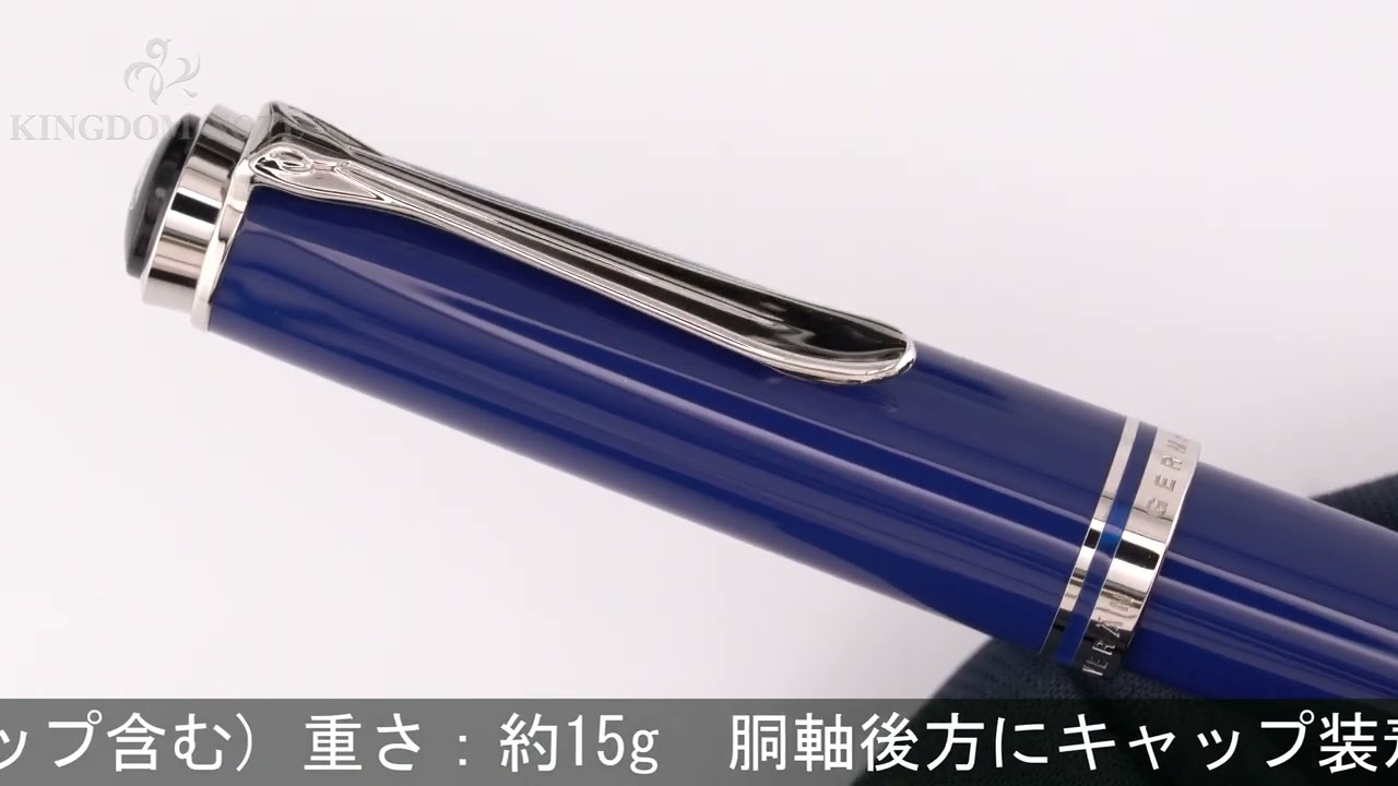 Pelikan ペリカン 万年筆 スーベレーン M405 ダークブルー F