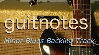 minor blues backing track - early 70's Freddie King style chords