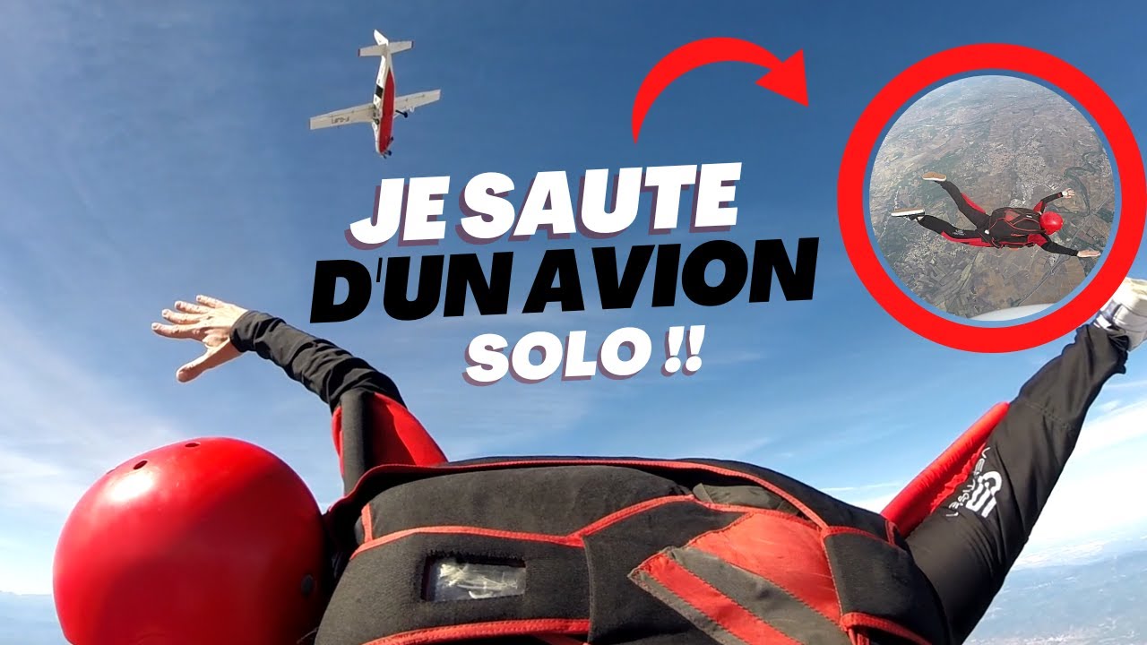 APPRENDRE à sauter SEULE en PARACHUTE ! (brevet A) 💥