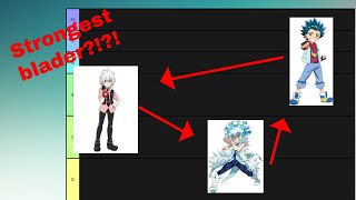RANKING ALL THE BLADERS FROM BEYBLADE BURST| TIER LIST