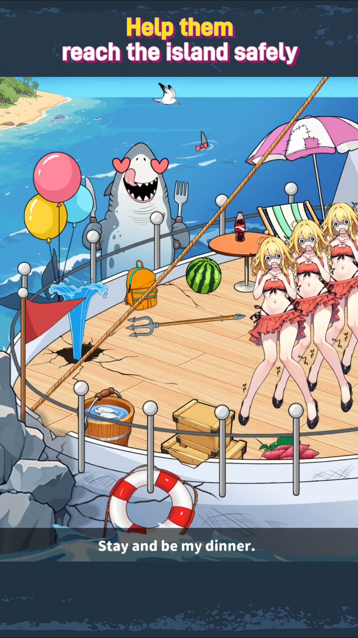 Brain Puzzle 2: Logic Twist level Shipwreck Crisis - YouTube