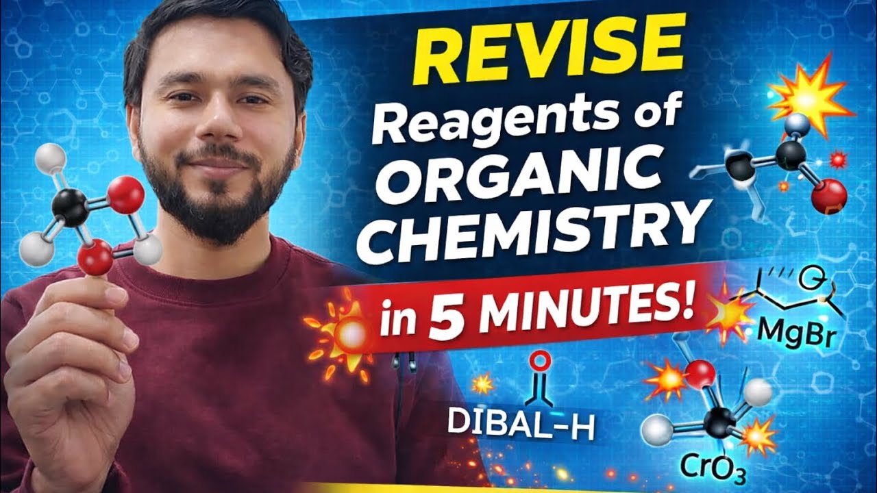 REAGENTS REVISION in 5 Minutes | ORGANIC CHEMISTRY | NEET | JEE 