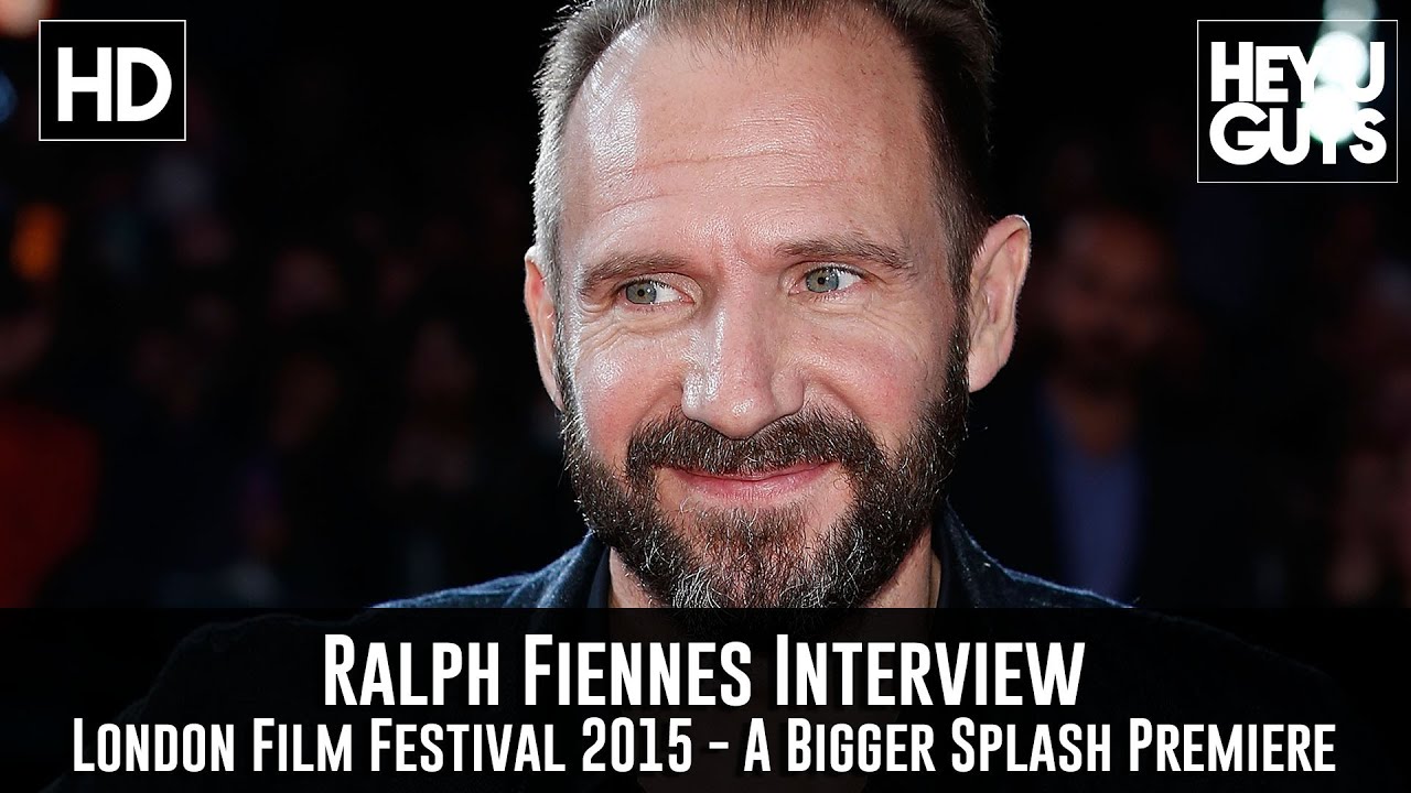 Ralph Fiennes Interview A Bigger Splash Premiere YouTube