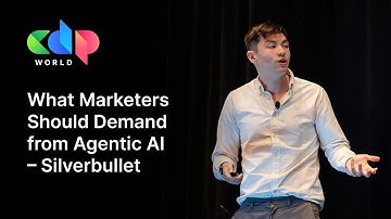 What Marketers Should Demand from Agentic AI – Silverbullet | CDP World 2025