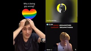 23 Parker Dean Why is being gay wrong Parkergetajob itsdeaann TikTok Live Debate