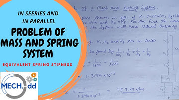 PROBLEM OF MASS AND SPRING SYSTEM / VIBRATIONS / D.O.M