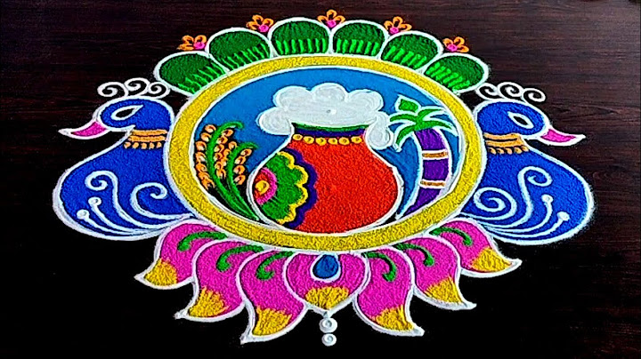 Pongal Rangoli Designs 🌹 Pongal Pot Rangoli 🌹 Bhogi Kundala Muggulu 🌹 Bhogi Muggulu 🌹 Festival Rango