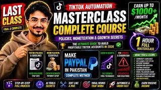🚀 TikTok Automation Course 2026 | Class 6 | Monetization, Policies & Growth Masterclass 🔥