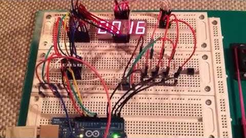 Arduino + 4x7 Segment LED + 595 Shift Out