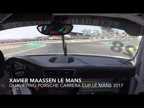 Xavier Maassen Le Mans Porsche Cup onboard