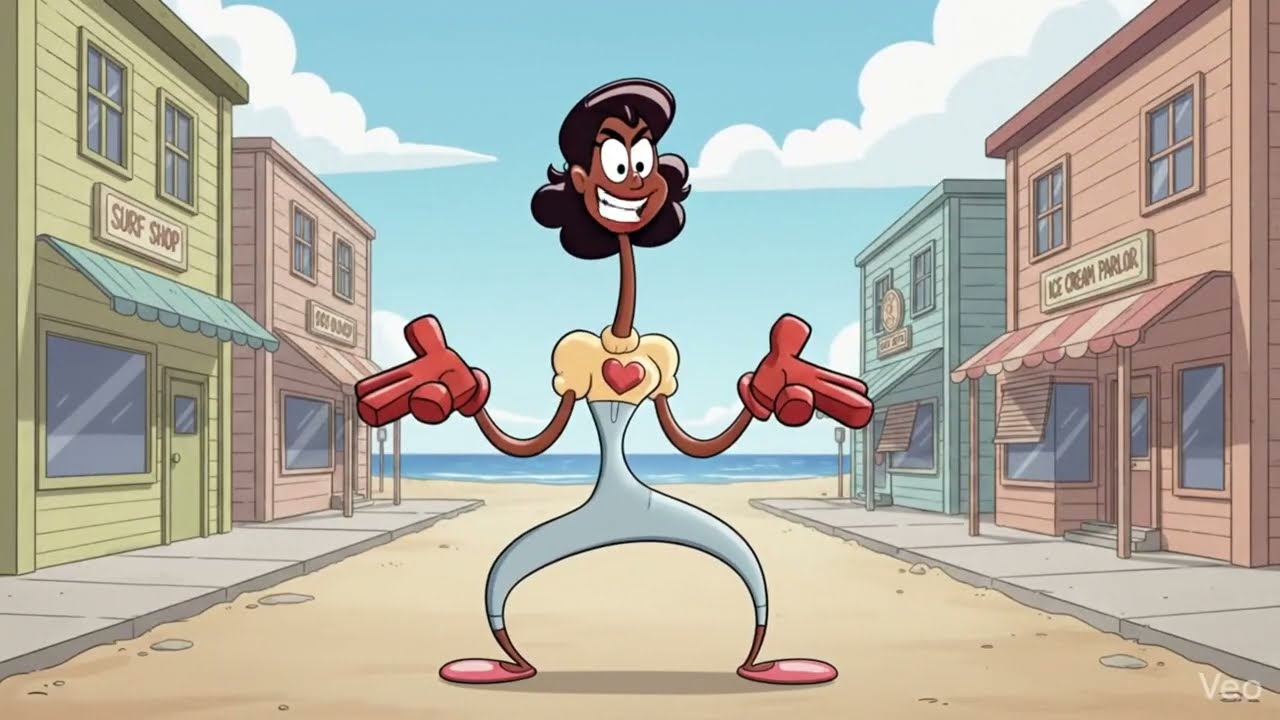 What If Connie Maheswaran Have Stretchy Elastic Powers? AI Test