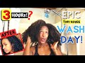 My THREE HOUR Wash Day &amp; Natural Hair Routine in a Tiny House!