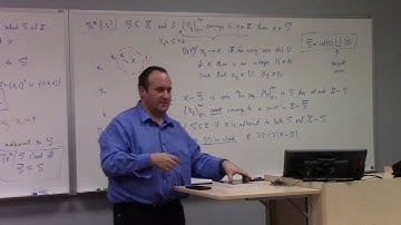 Topology & Analysis: definition of topology, open, closed, nbhd, 1-28-19 part 2