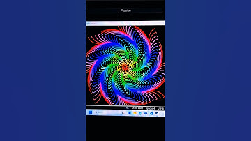Amazing Python Graphics Design using Turtle 🐢 #python#pythonshorts#coding #viral #funny#project