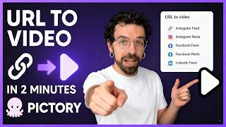 Pictory Tutorial: Turn Any URL Into a Professional Video in 2 minutes