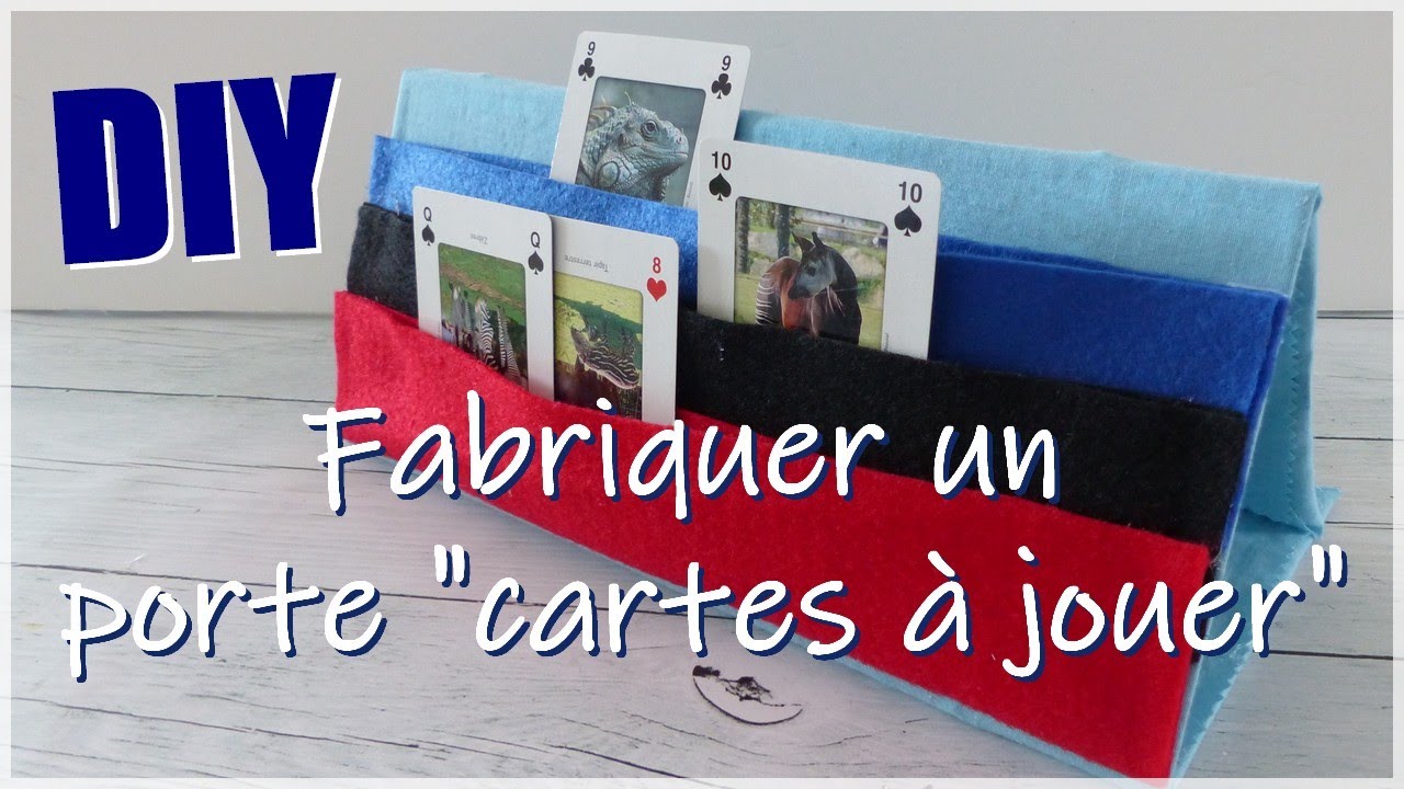 DIY] Comment fabriquer un porte-cartes à jouer - Support de cartes