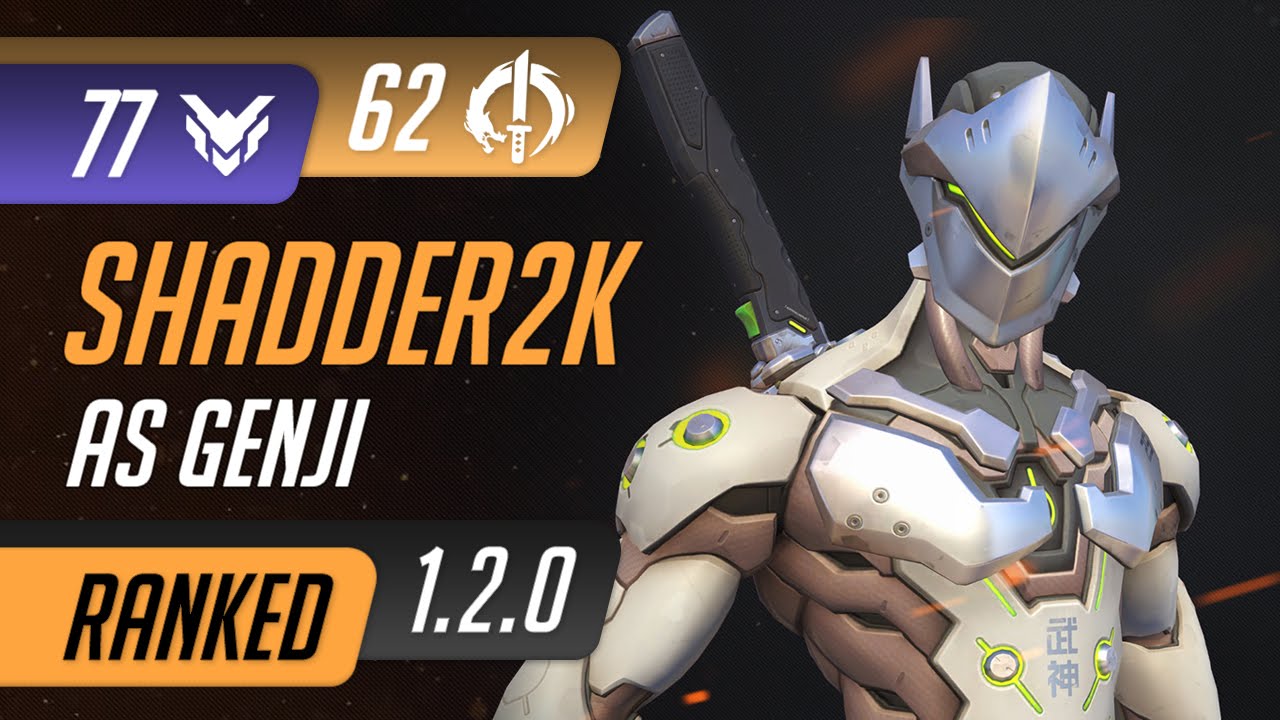 [Rating:77] Shadder2k as Genji reach 62 Elims on Ilios Control / Ranked Gameplay 1.2.0