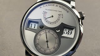A. Lange & Sohne Zeitwerk  (142.025) - Platinum Zeitwerk Hands-On Review & Features Overview