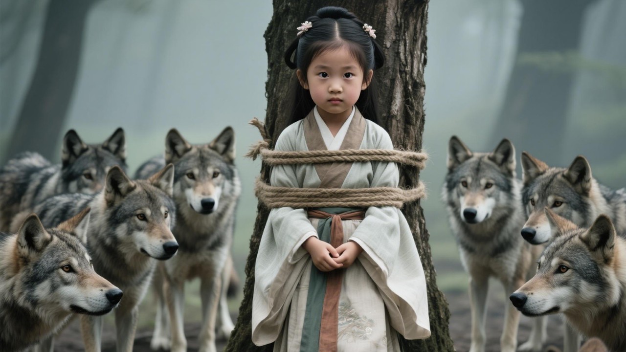 Aunt tied girl  in the deep mountains for wild beasts, but the Mountain God showed his power!