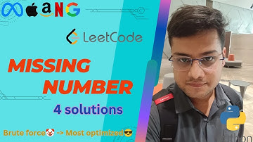 Missing Number Solution | detailed explanation 🔥| Find the missing element | Leetcode 268
