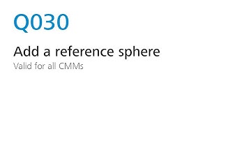 Q030 – Add a reference sphere