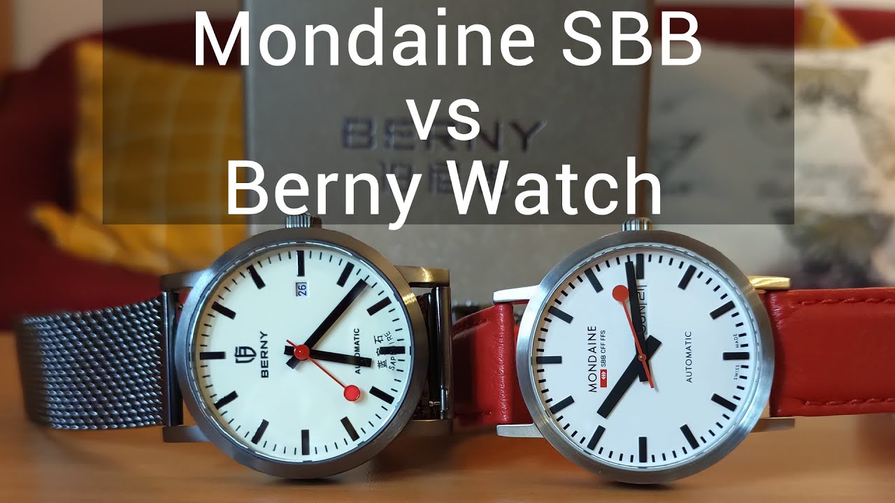 🟡 Berny vs Mondaine. Comparativa plagio contra original  (Unplugged)