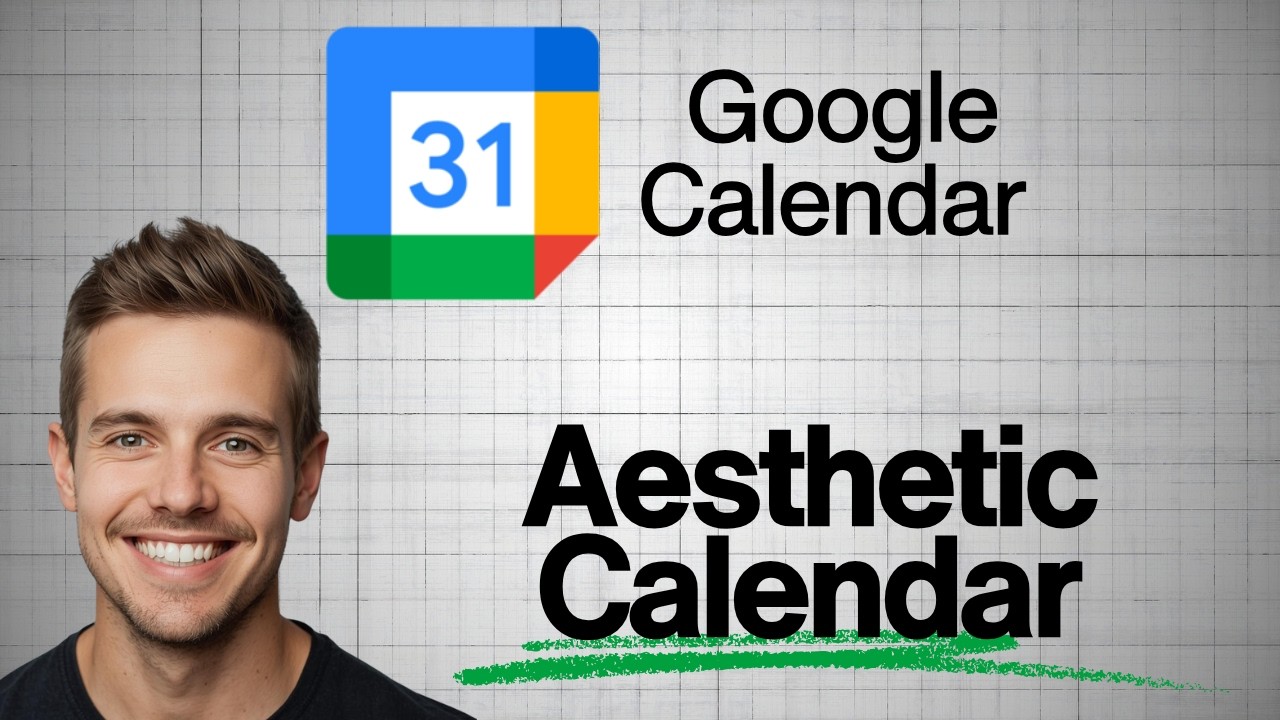 How To Make Aesthetic Google Calendar - YouTube