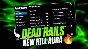 NEW UPDATE Dead Rails Script | OP Kill Aura, Auto Collect All Item, Auto Coal And More [AirFlowHub]