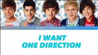 I WANT - One Direction (Colour Coded Lyrics)