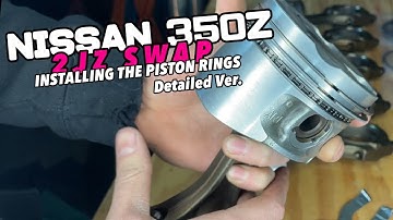 How to Install 2JZ Piston Rings